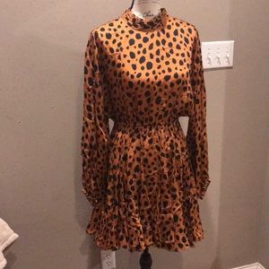 Cheetah print dress
